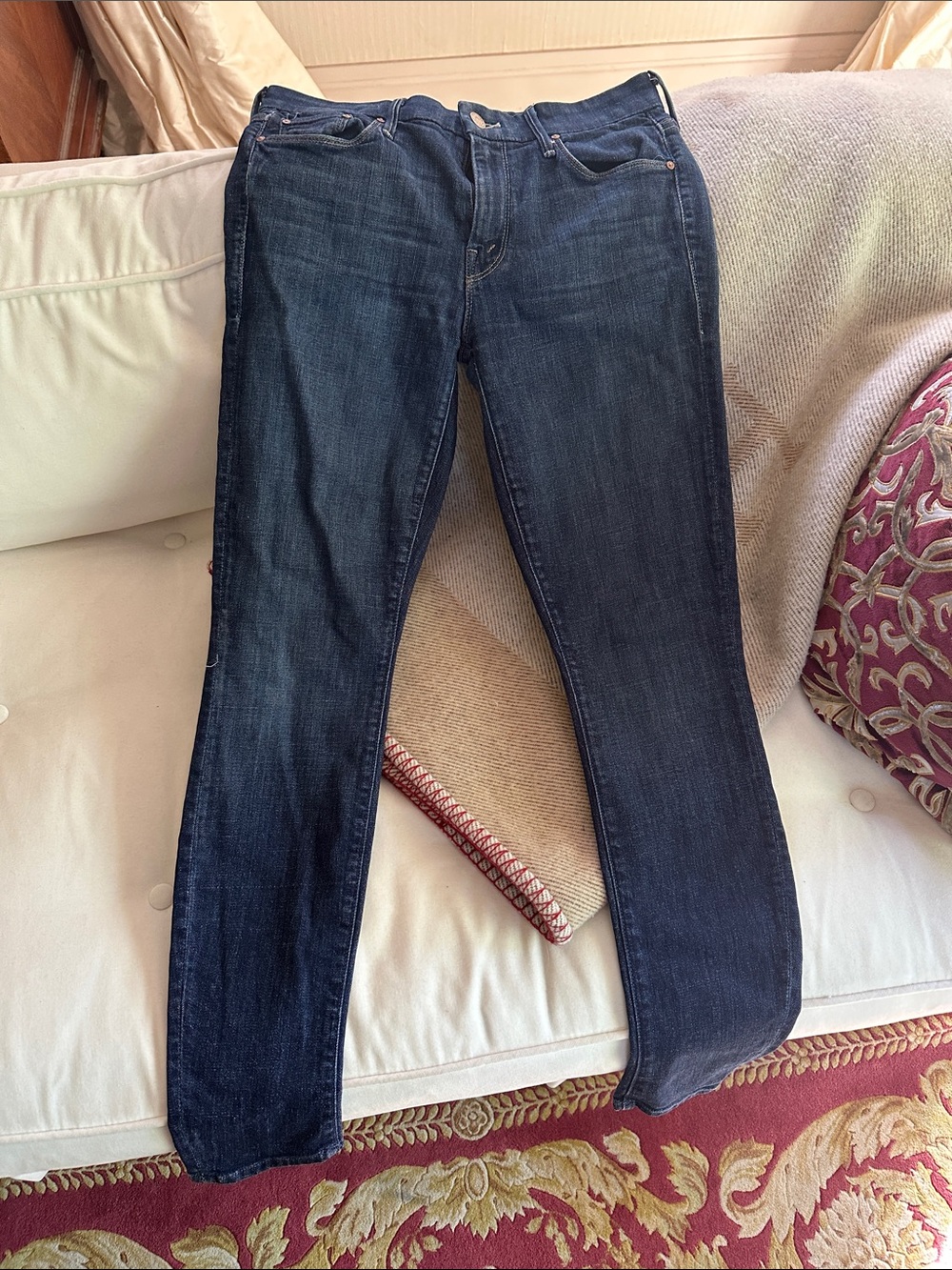 MOTHER Indigo Skinny Jeans